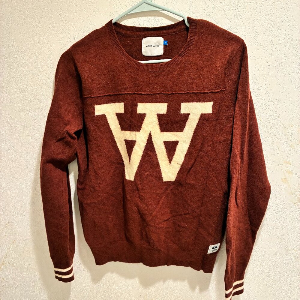 Wood Wood lambswool sweater with logo
